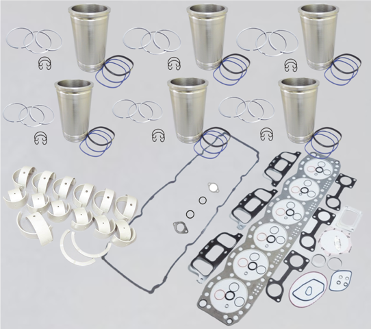 Ремкомплект на двигатель DD 12L без поршней (3 mm)