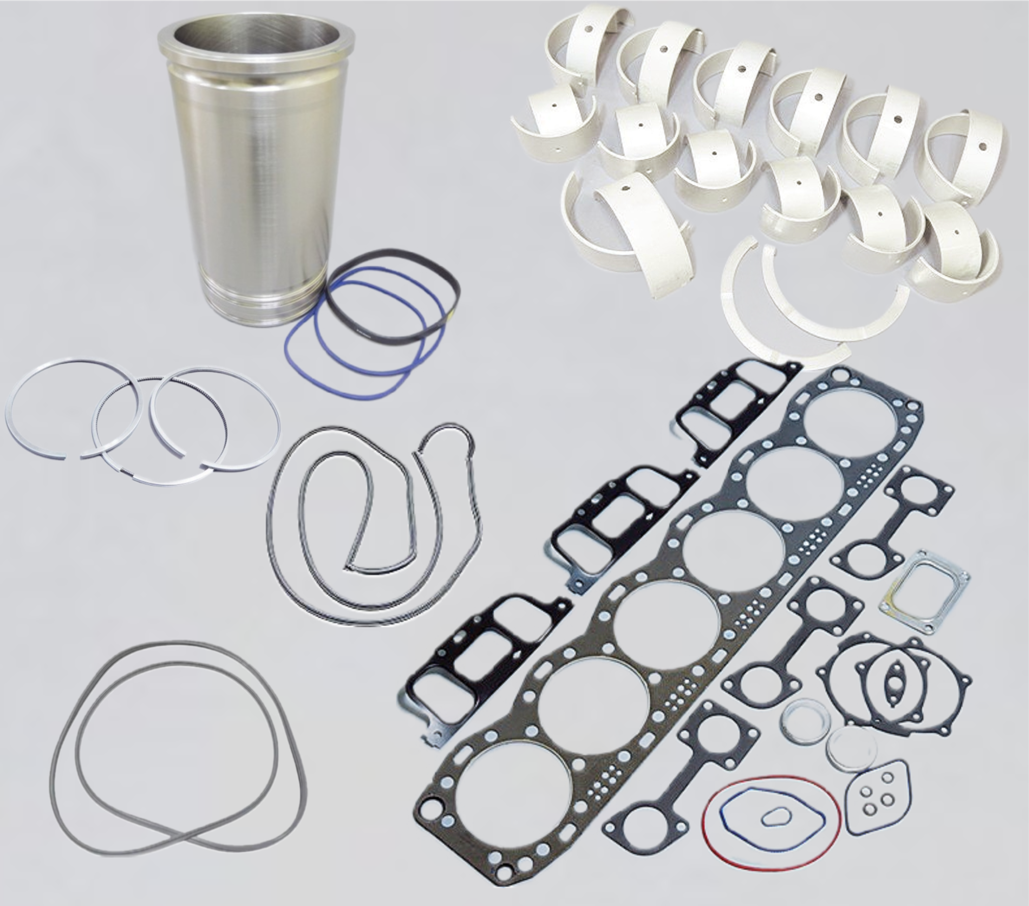 Ремкомплект на двигатель DD 12L без поршней (2.5mm)